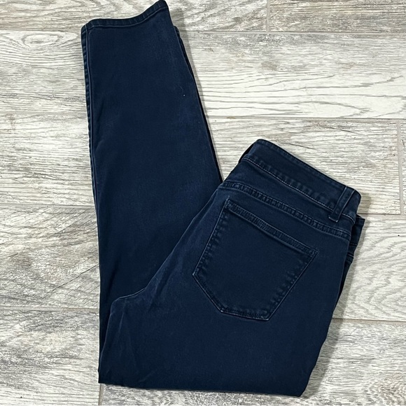 TALBOTS Signature Slim Ankle Stretch Jeans Dark Blue Wash Size 8P Flattering - Picture 1 of 8
